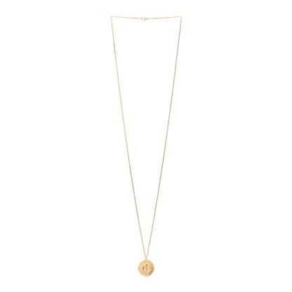 Van Cleef & Arpels 18K Yellow Gold Zodiac Virgo Pendant Necklace 3 of 6