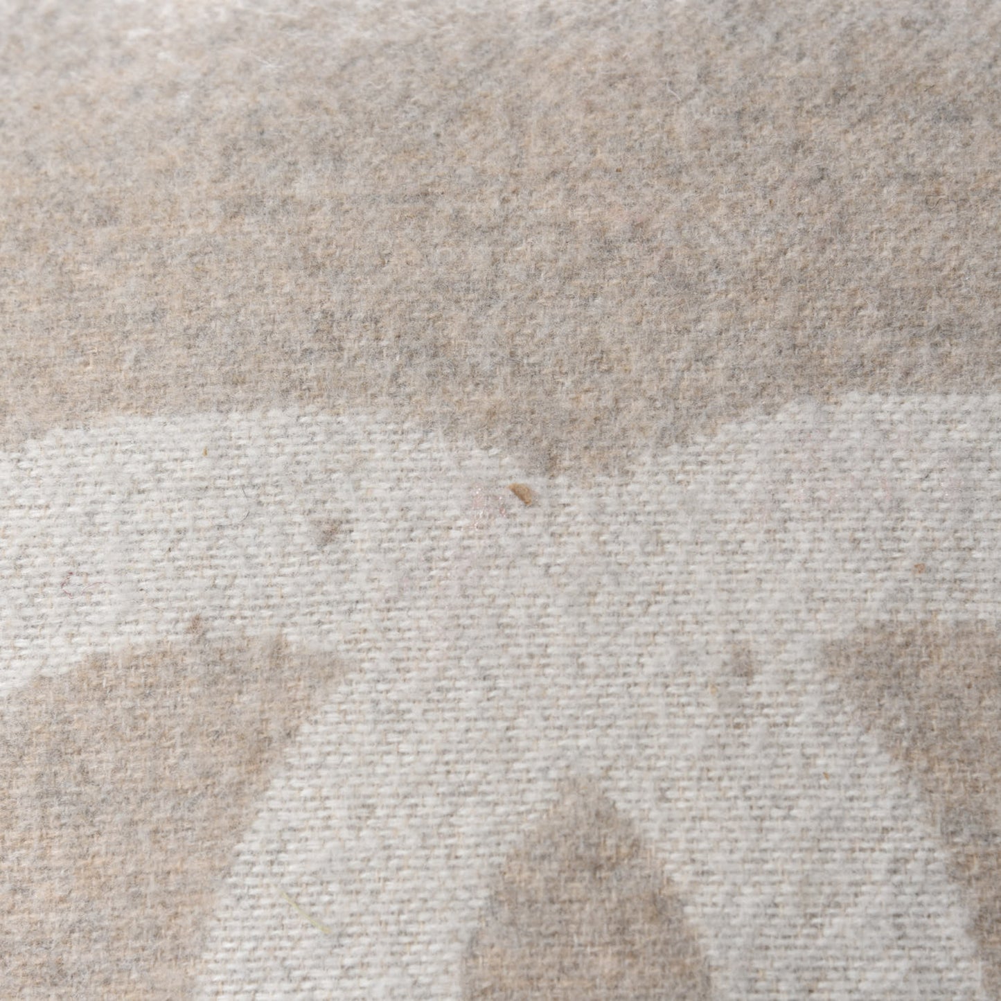 Merino Wool Cashmere CC Pillow Beige Off White