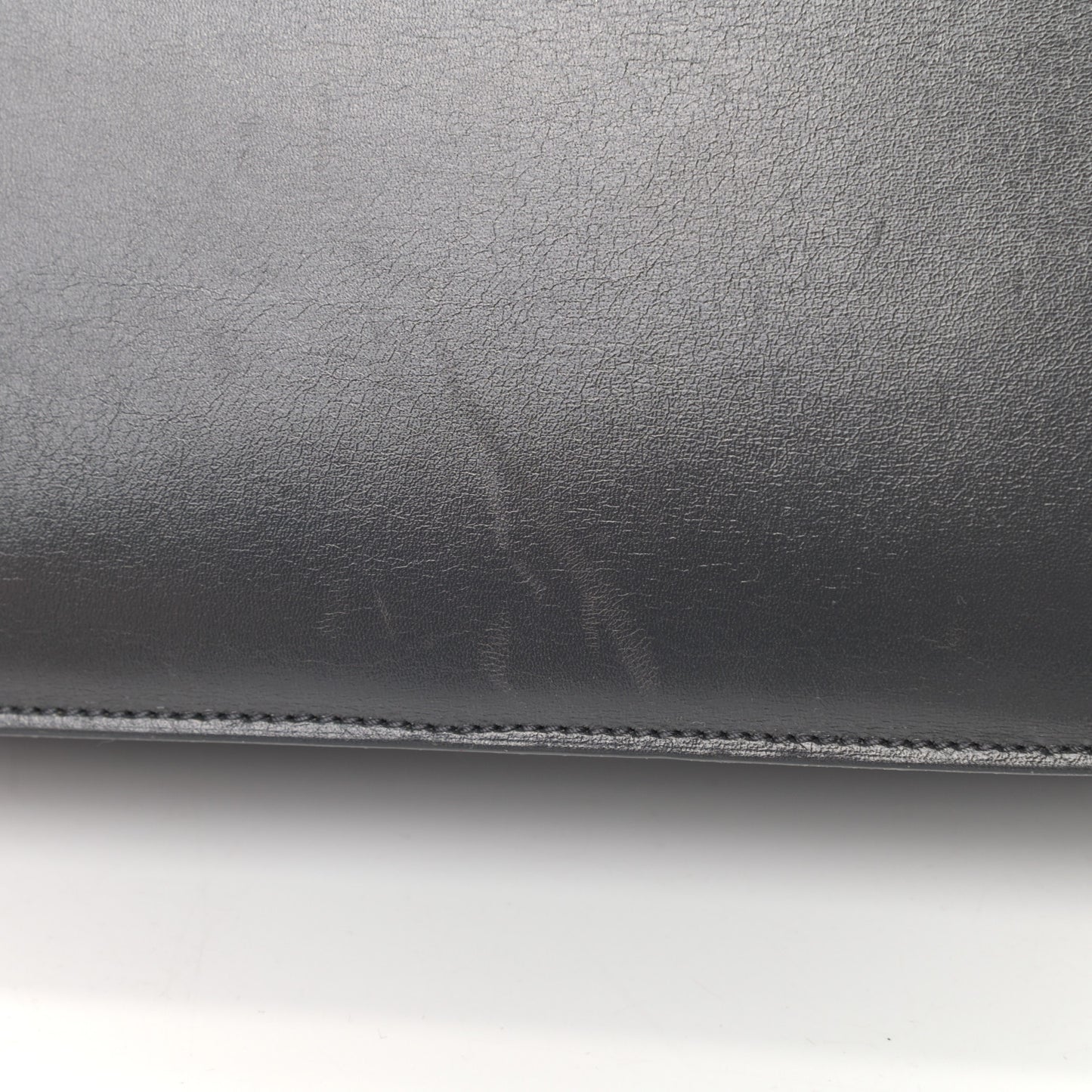 Box Calfskin Medium Classic Box Flap Bag Anthracite