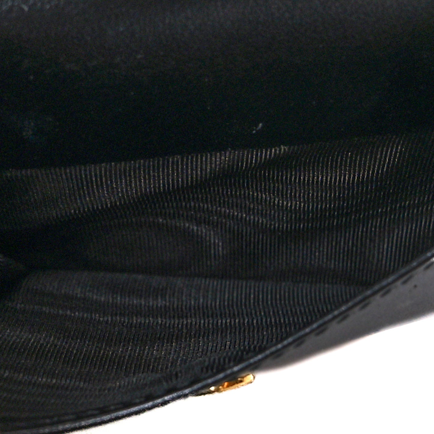 Plutone Calfskin Logo Bi-Fold Wallet Black