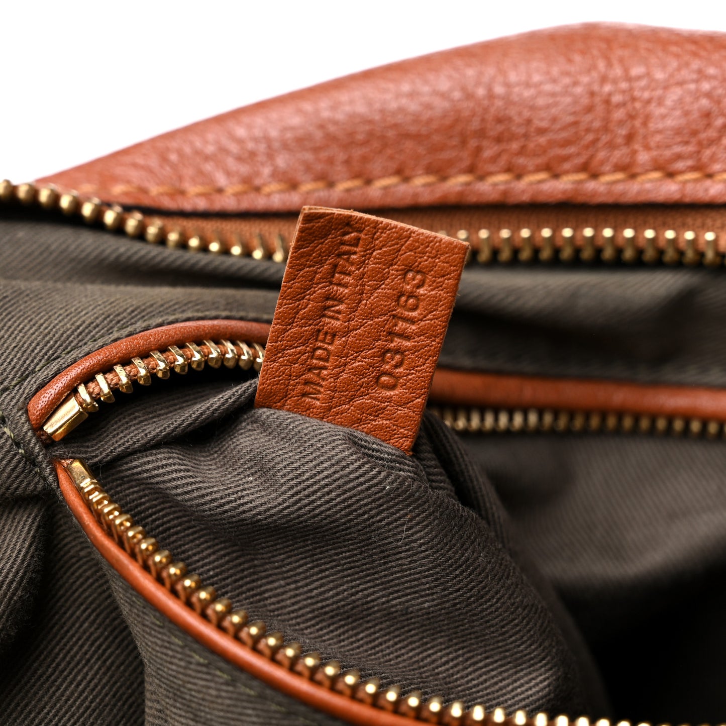 Calfskin Medium Marcie Satchel Tan