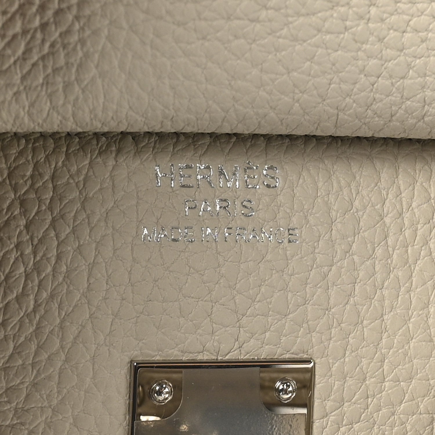 Hermes Togo Birkin 25 Beton 6 of 10
