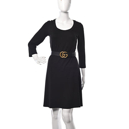 Gucci Calfskin Double G 40mm Belt 85 34 Black 2 of 6