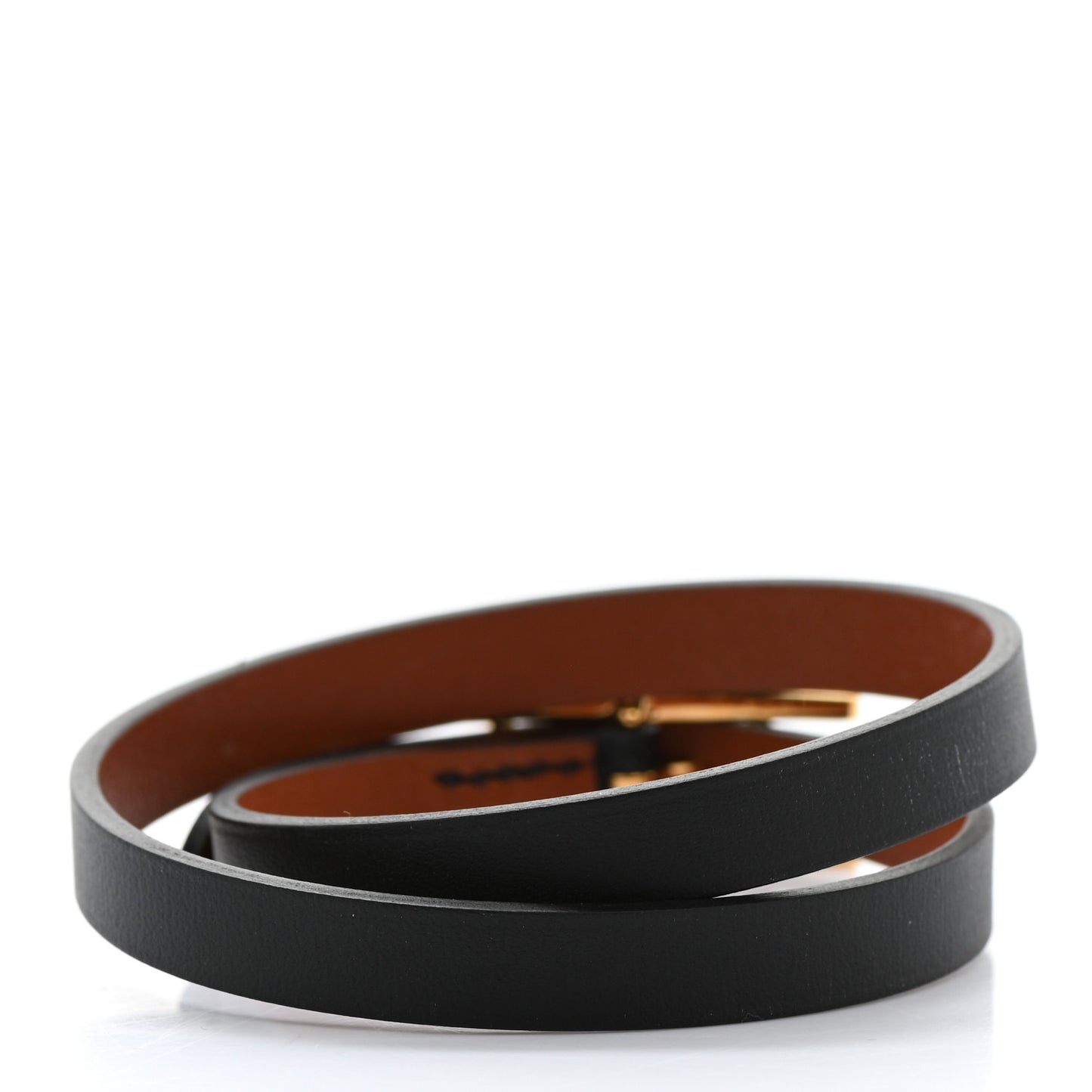 Chamonix Behapi Double Tour Bracelet Black Gold