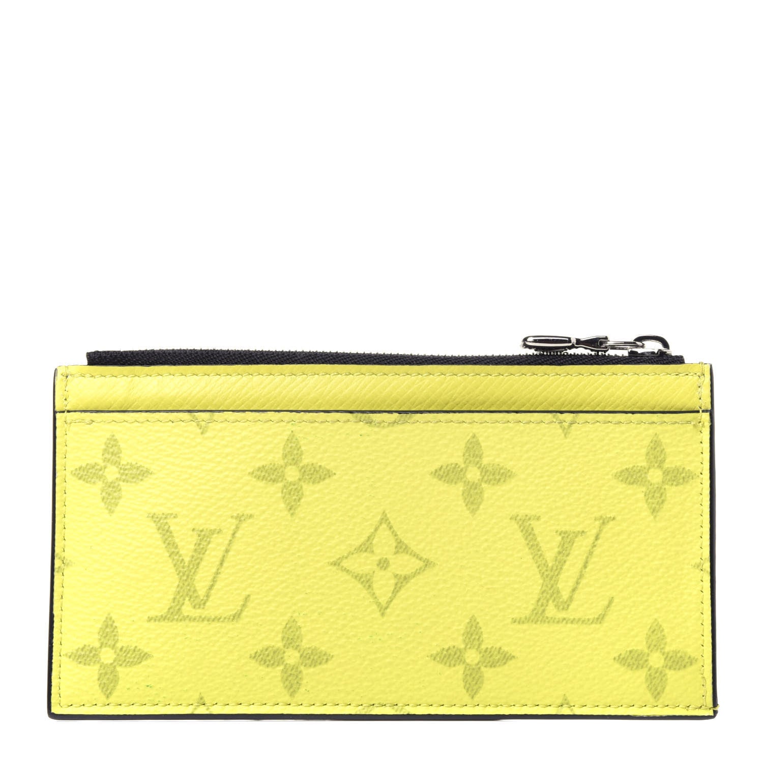Louis Vuitton Monogram Taiga Coin Card Holder Yellow 1 of 11