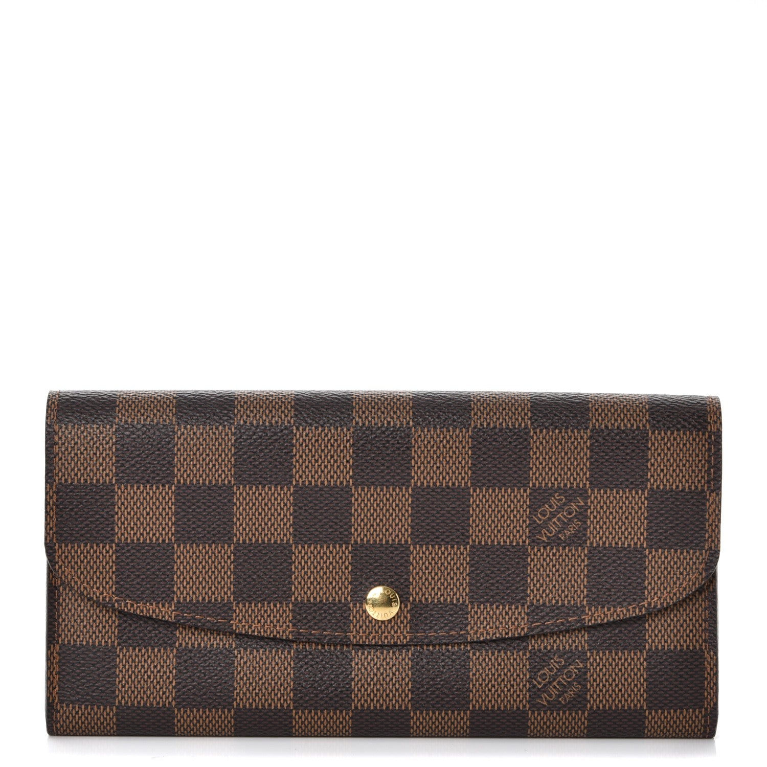 Louis Vuitton Damier Ebene Emilie Wallet 1 of 9