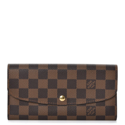 Louis Vuitton Damier Ebene Emilie Wallet 1 of 9