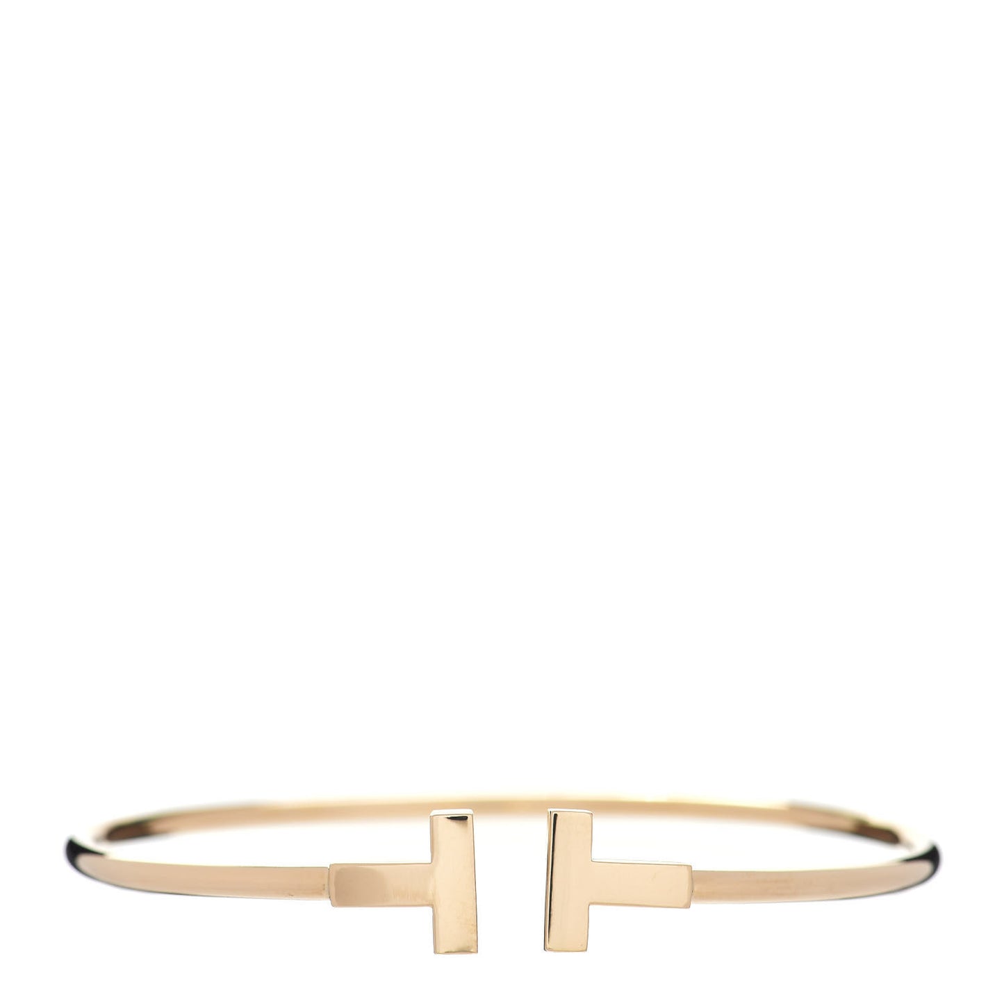 18K Yellow Gold T Wire Bracelet