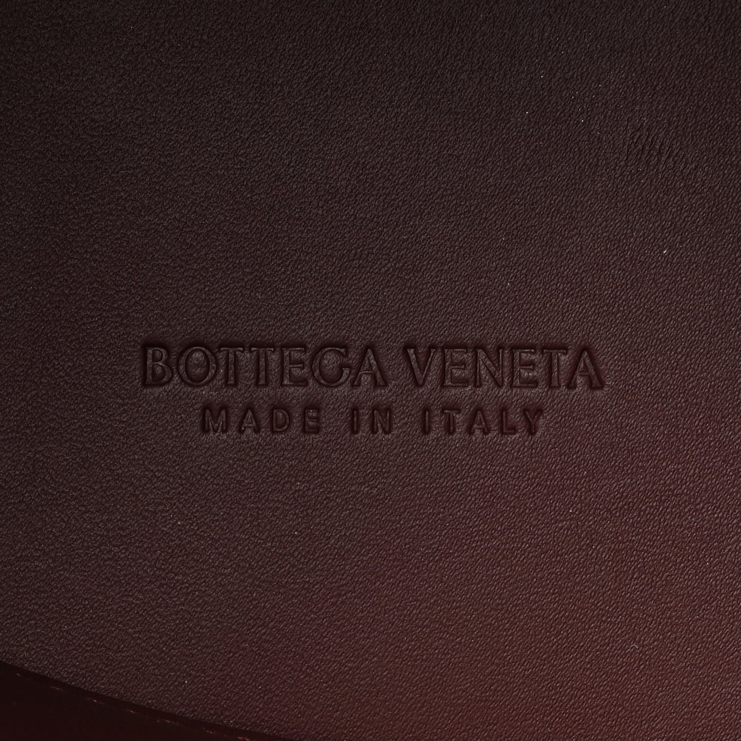 Nappa Intrecciato Small Andiamo With Chain Shoulder Bag Madder Brown