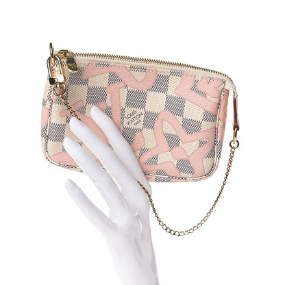 Louis Vuitton Damier Azur Tahitienne Mini Pochette Accessories 2 of 8