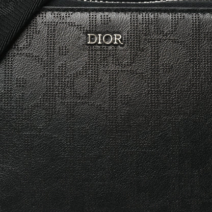 Christian Dior Calfskin Oblique Galaxy Perforated Messenger Black Multicolor 9 of 11