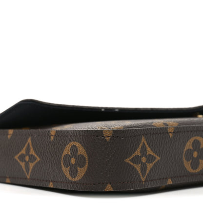 Louis Vuitton Monogram My LV World Tour Pochette Felicie Chain Wallet Black 10 of 11