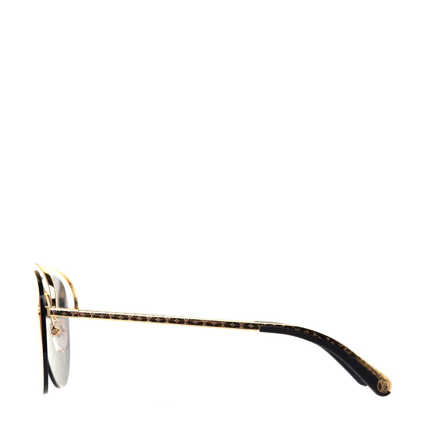 Metal Monogram Grease Sunglasses Z1172W Gold