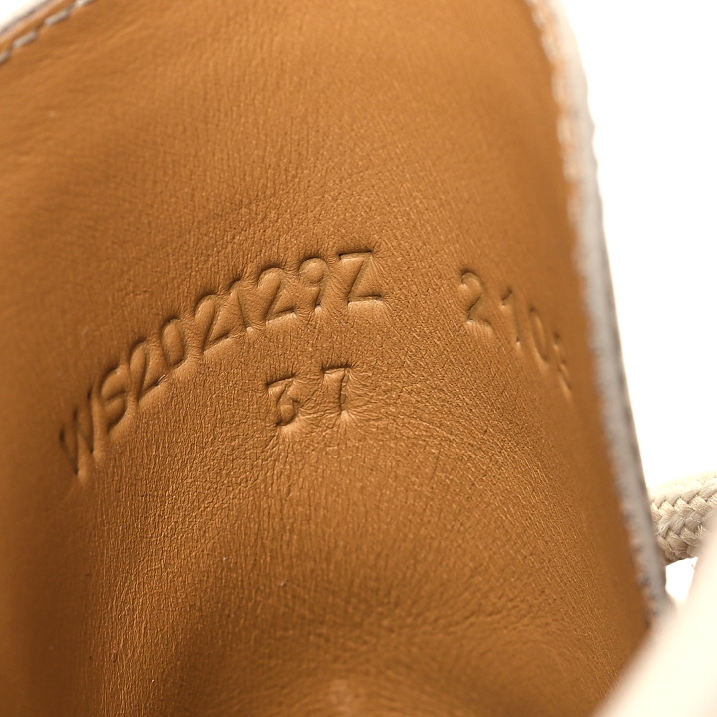 Calfskin Bridge Ankle Boots 37 Beige Grege