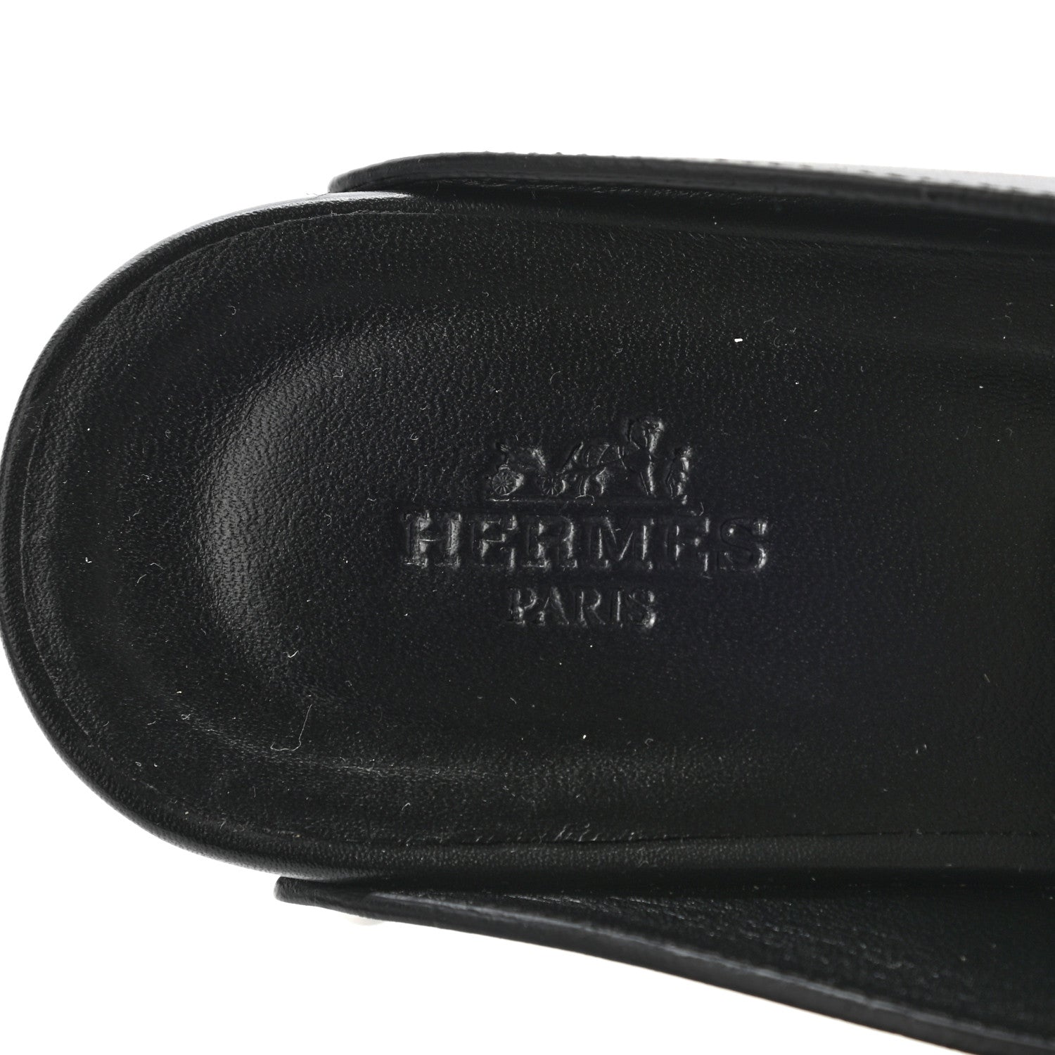 Hermes Calfskin Calya Mules 36 Black 7 of 10