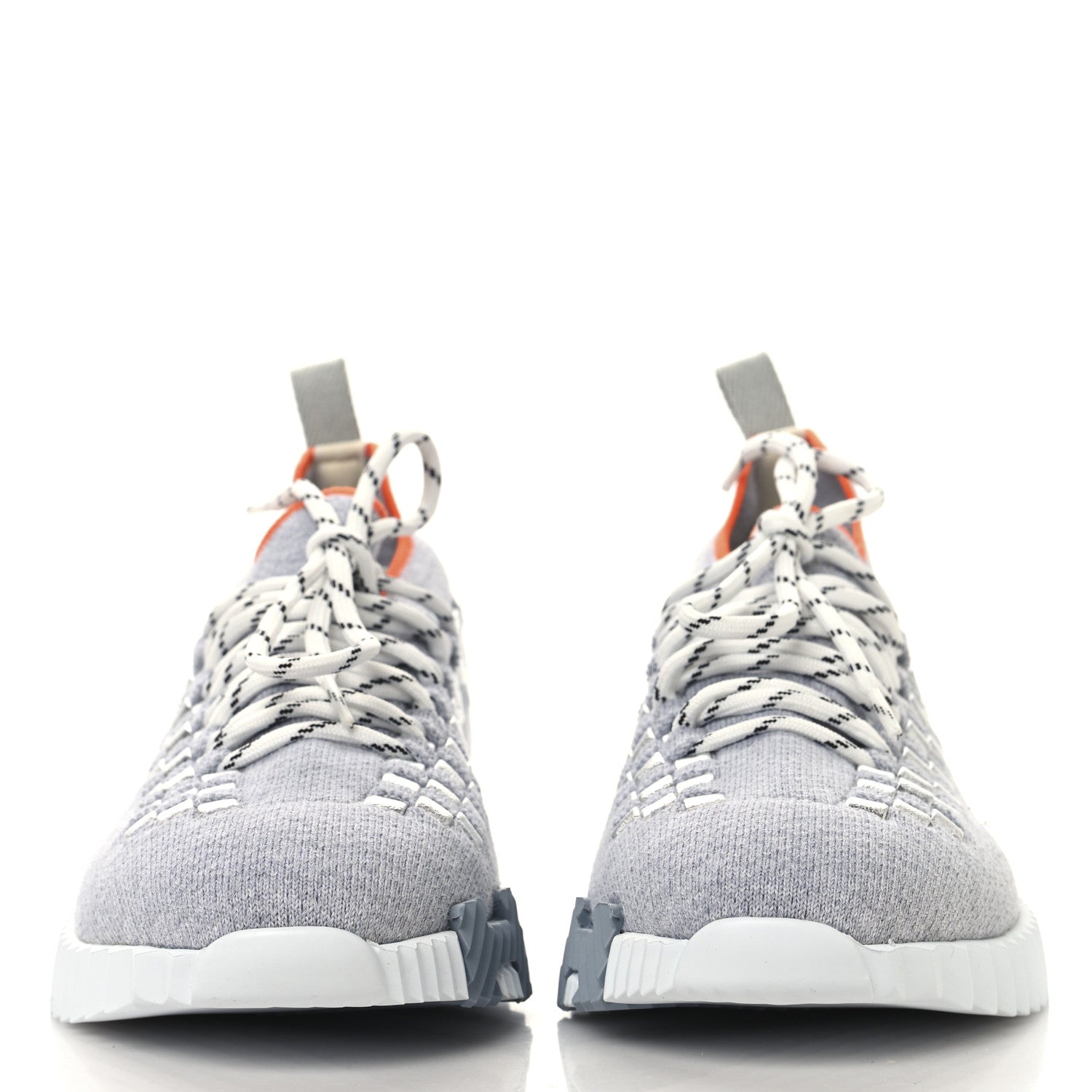 Hermes Technical Canvas Womens Flex Slip-On Sneaker 36 Gris Silex 3 of 9