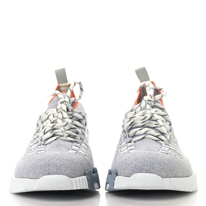 Hermes Technical Canvas Womens Flex Slip-On Sneaker 36 Gris Silex 3 of 9