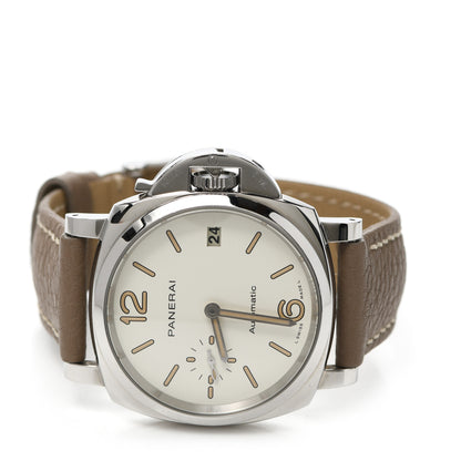 Panerai Stainless Steel Calfskin 38mm Luminor Piccolo Due Automatic Watch PAM01043 2 of 5
