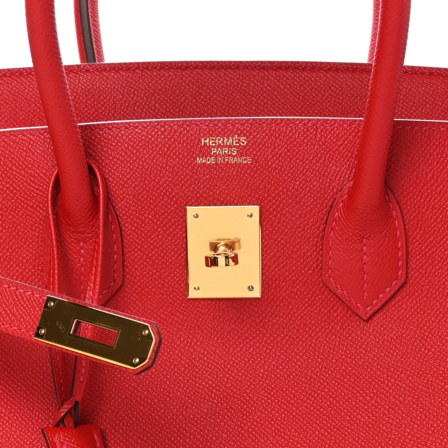 Hermes Epsom Birkin 35 Rouge Casaque 7 of 13