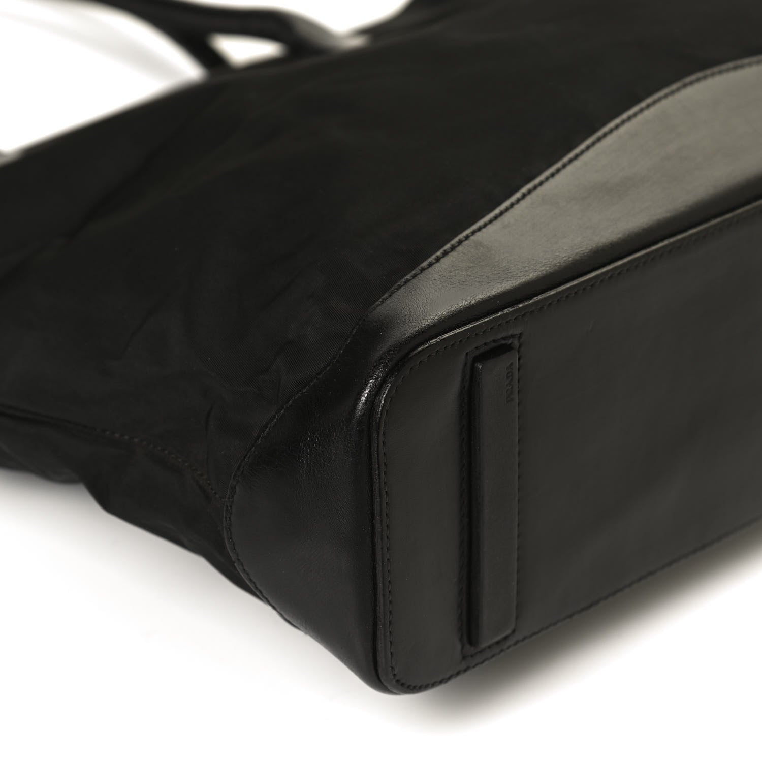 Prada Tessuto Nylon Soft Calf Tote Black 12 of 12