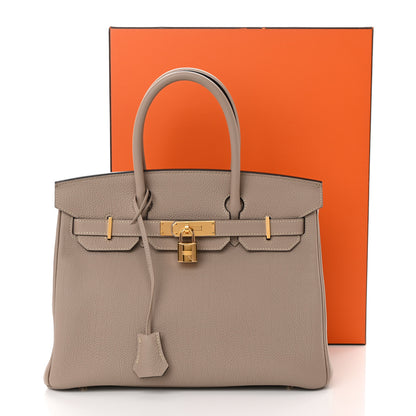 Hermes Togo Birkin 30 Gris Tourterelle 17 of 17