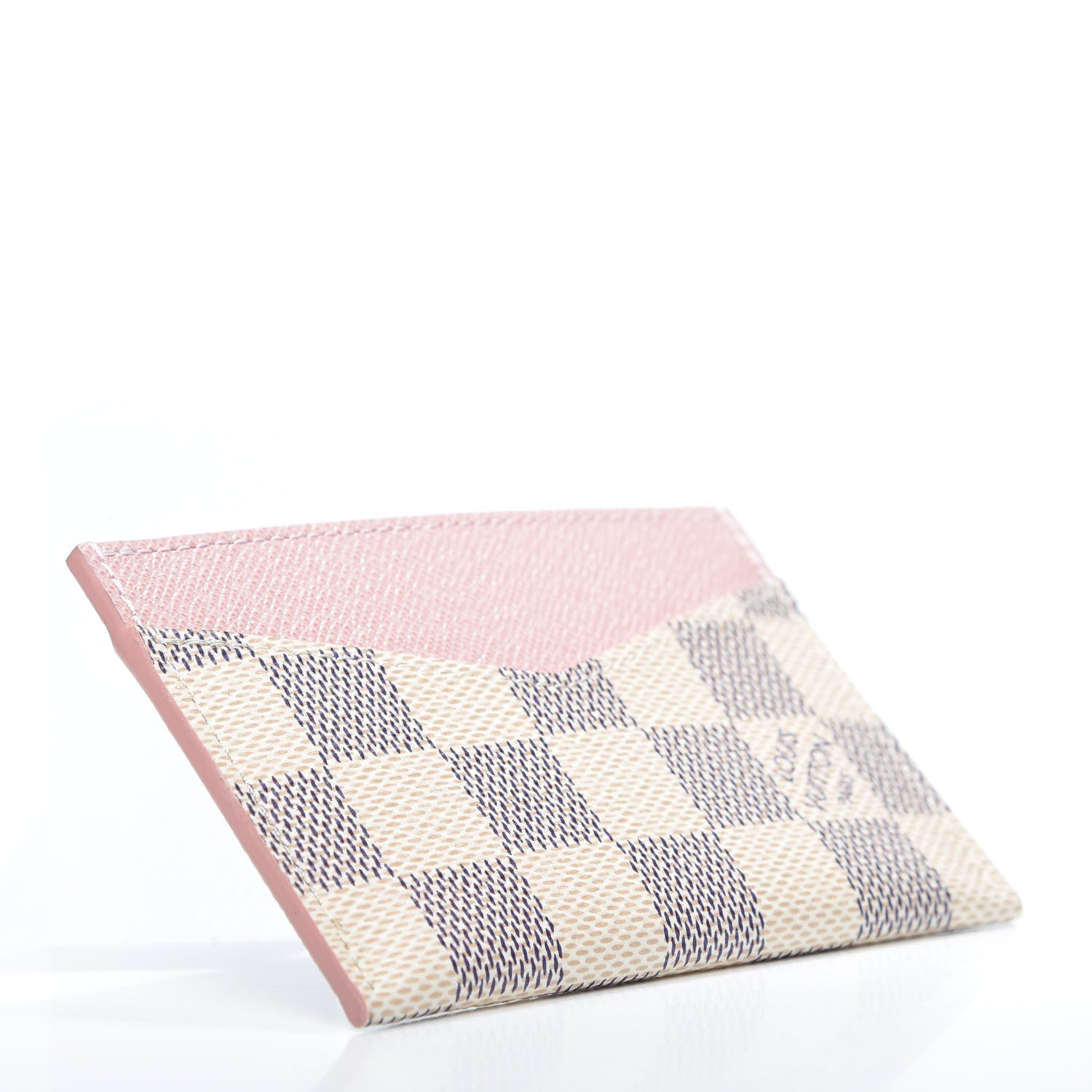 Louis Vuitton Damier Azur Daily Card Holder Rose Ballerine 3 of 7