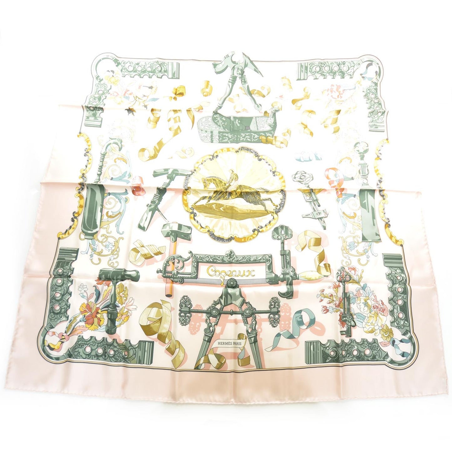 Silk Copeaux Scarf 90