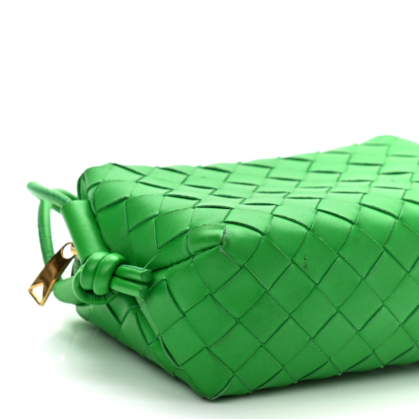 Nappa Intrecciato Mini Loop Camera Bag Parakeet