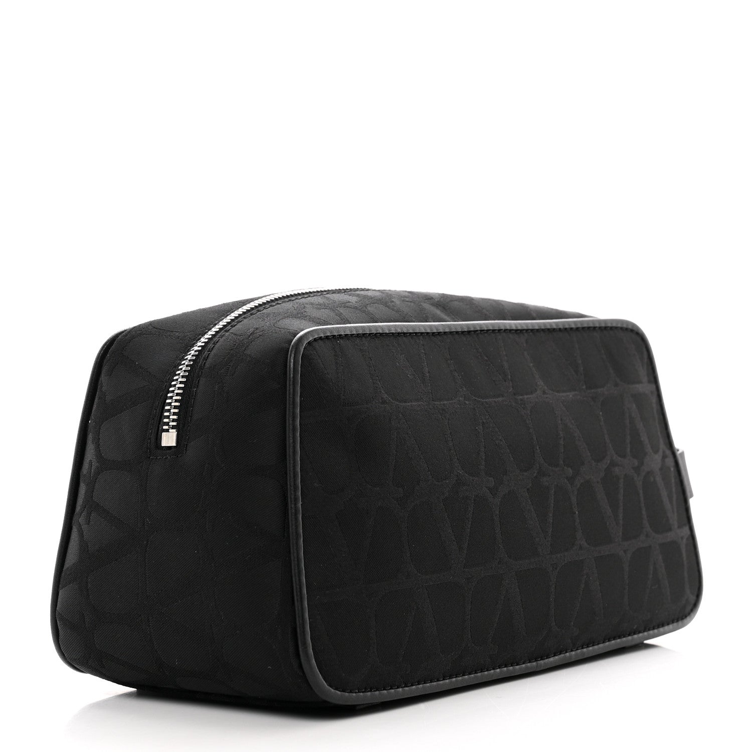 Valentino Garavani Canvas Iconographe Dopp Kit Black 2 of 7