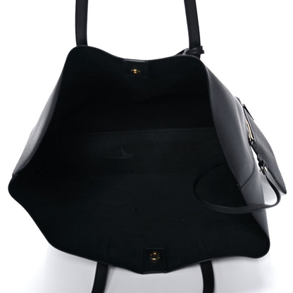 Saint Laurent Calfskin Large Shopping Tote Black 5 of 10