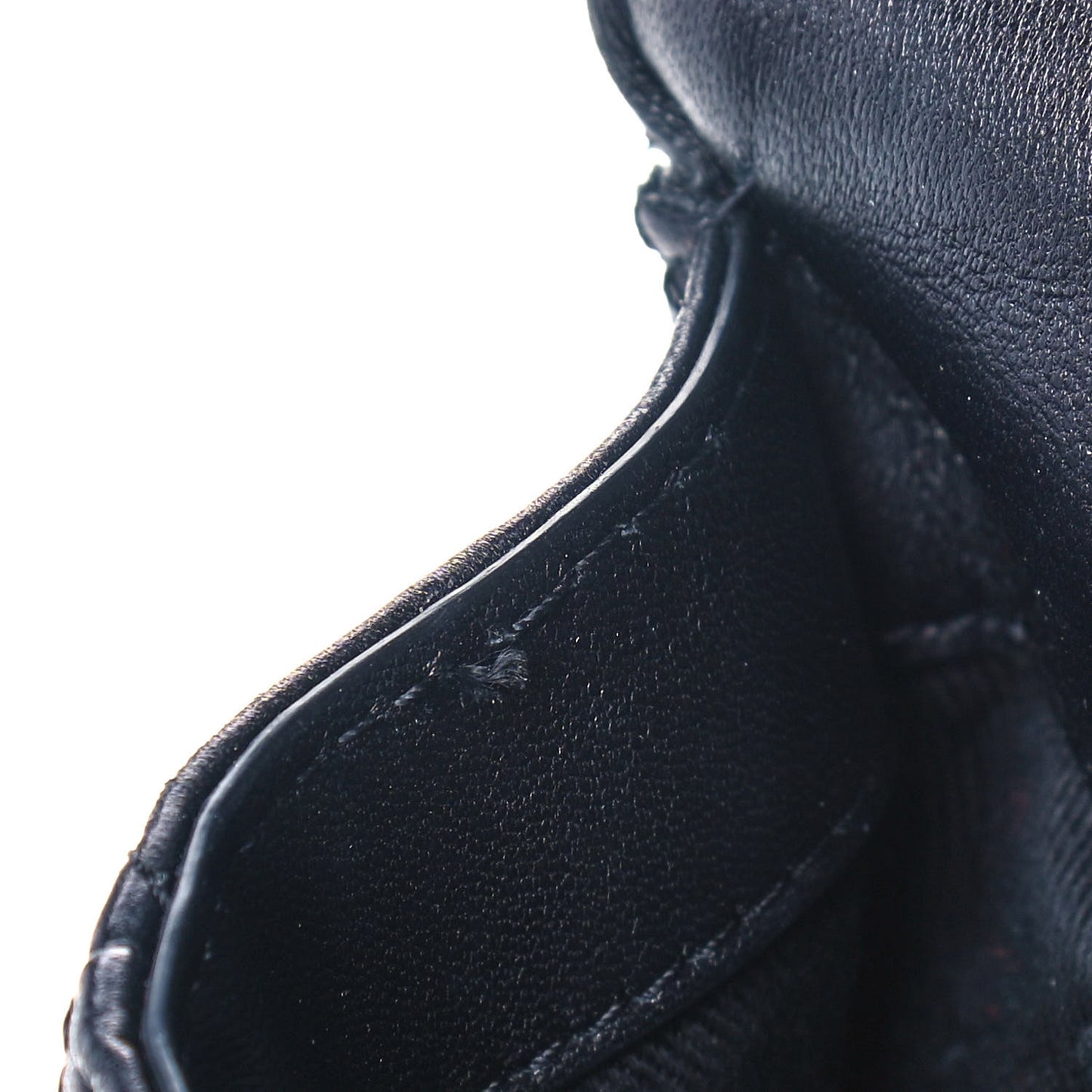 Nappa Quilted Icon Shoulder Bag Black