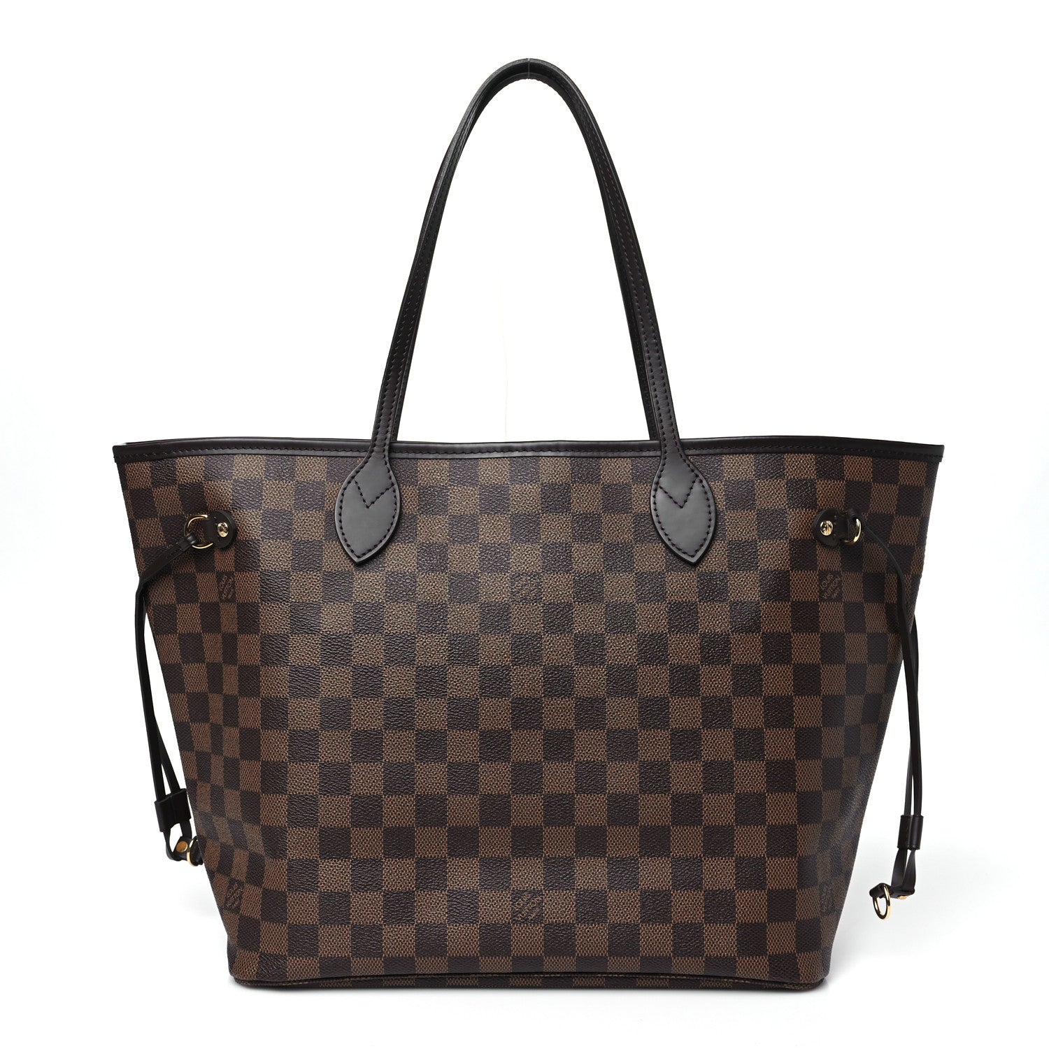 Louis Vuitton Damier Ebene Neo Neverfull MM Rose Ballerine 1 of 11