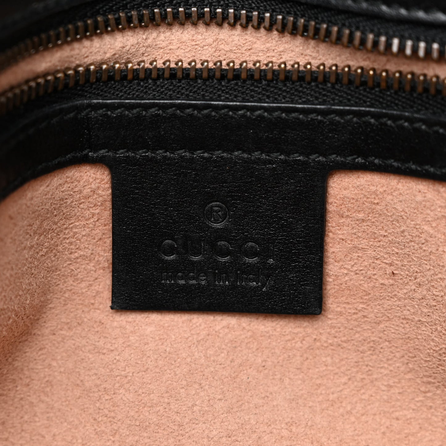 Calfskin Matelasse Small GG Marmont Shoulder Bag Black
