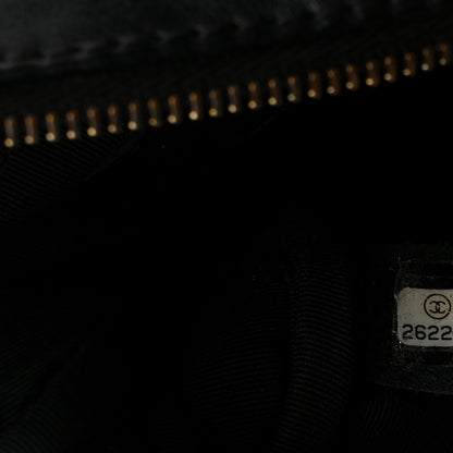 Chanel Lambskin Quilted Medium Buckle Camera Case Bag Black 7 of 10