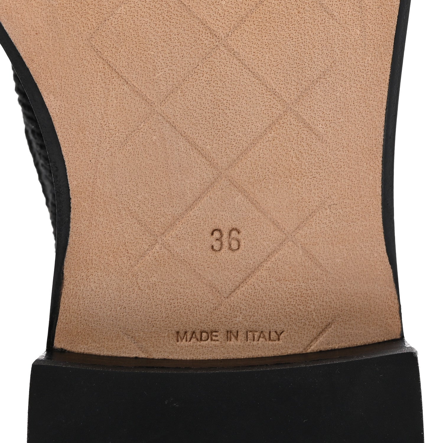 Chanel Corduroy Quilted CC Turnlock Loafers 36 Black 1657844