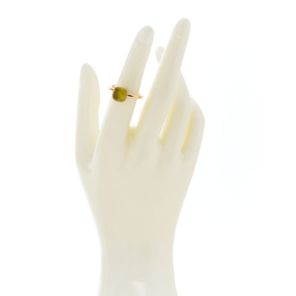 Pomellato 18K Rose White Gold Lemon Quartz Petit Nudo Ring 48 4.5 2 of 4