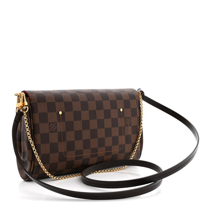 Louis Vuitton Damier Ebene Favorite MM 3 of 11