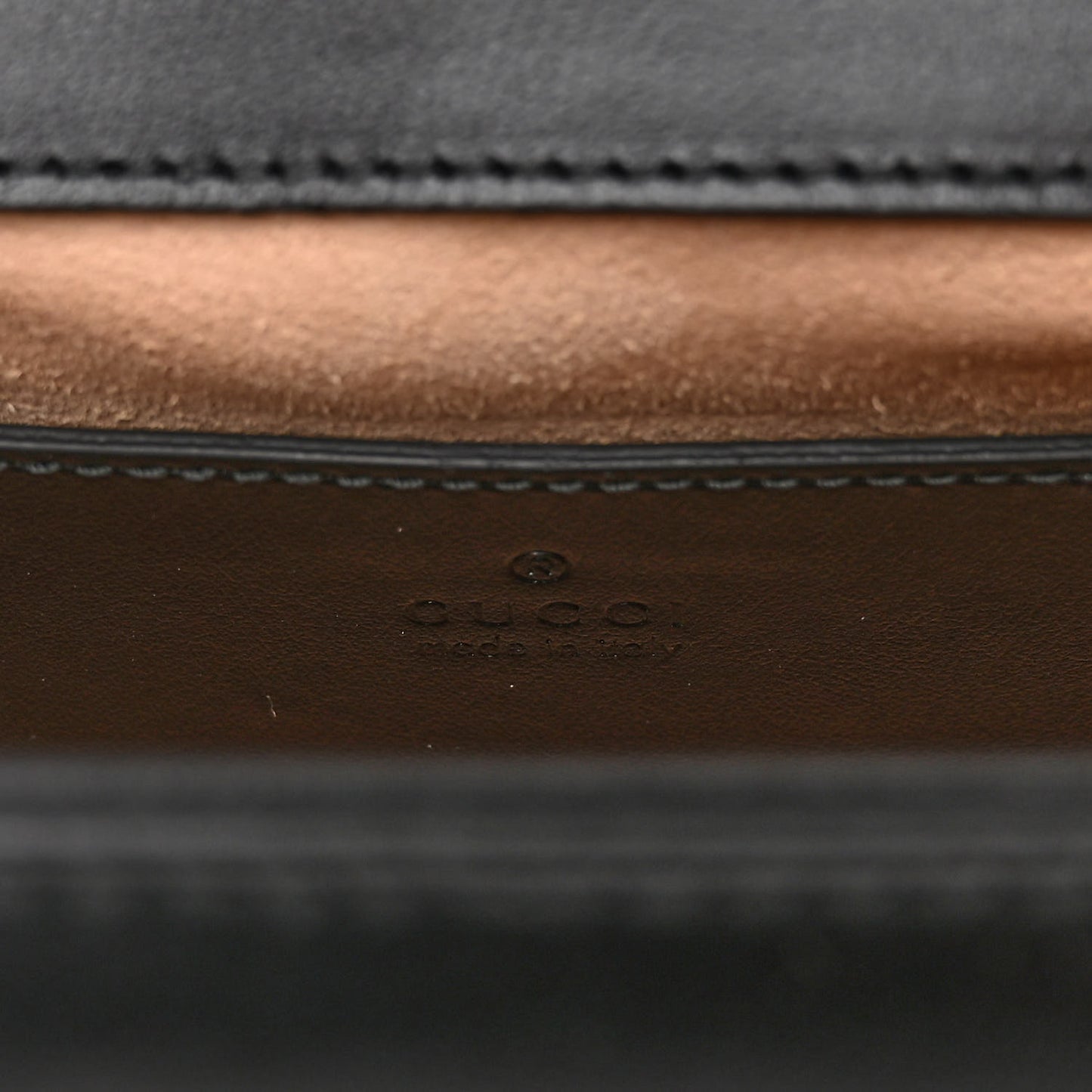 Calfskin Matelasse Mini GG Marmont Square Shoulder Bag Black