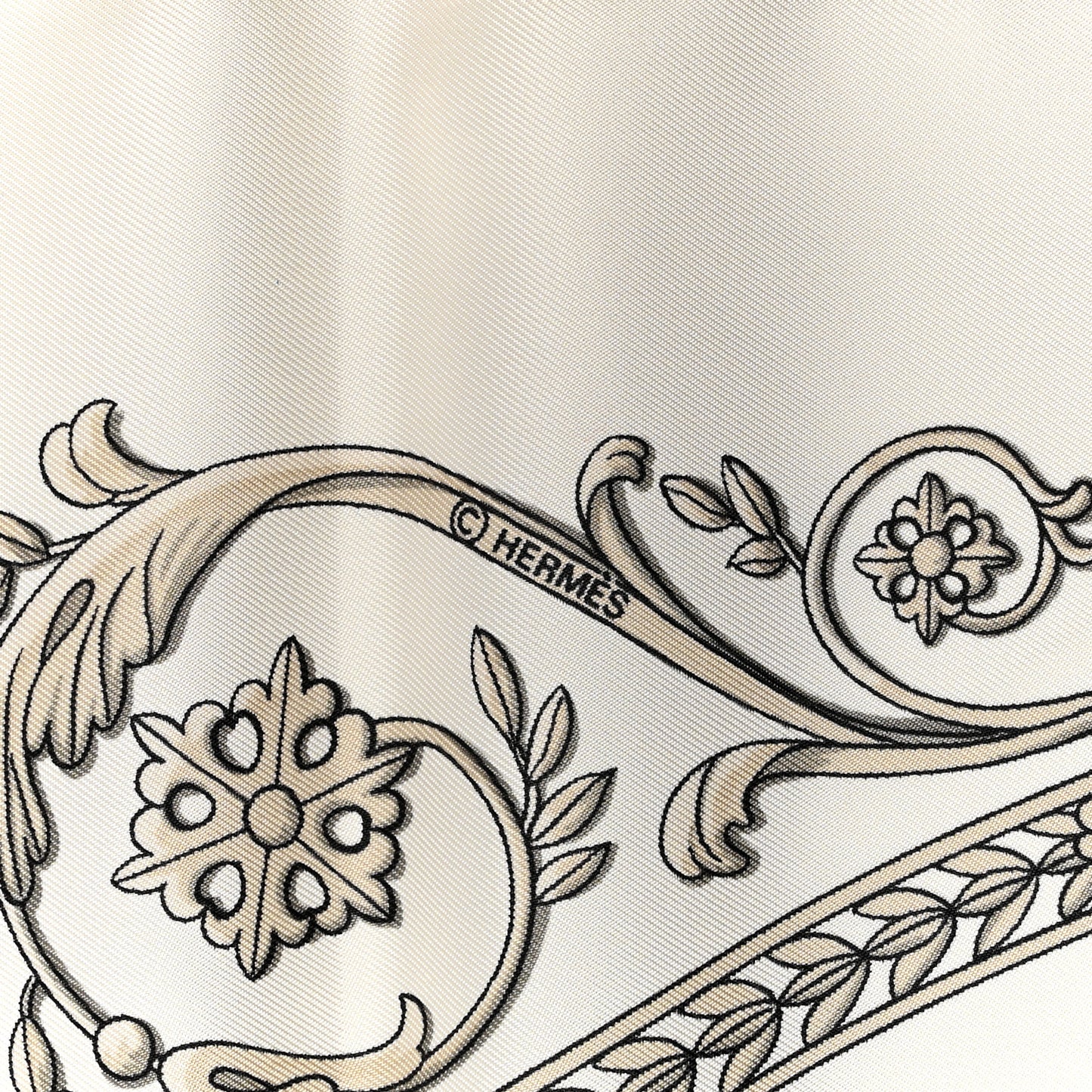 Silk La Promenade de Longchamps Scarf 90