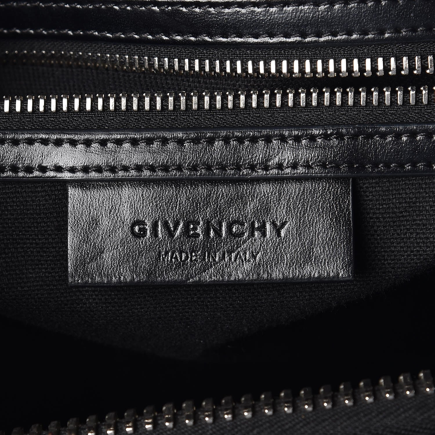Givenchy Shiny Lord Calfskin Medium Antigona Black 6 of 7