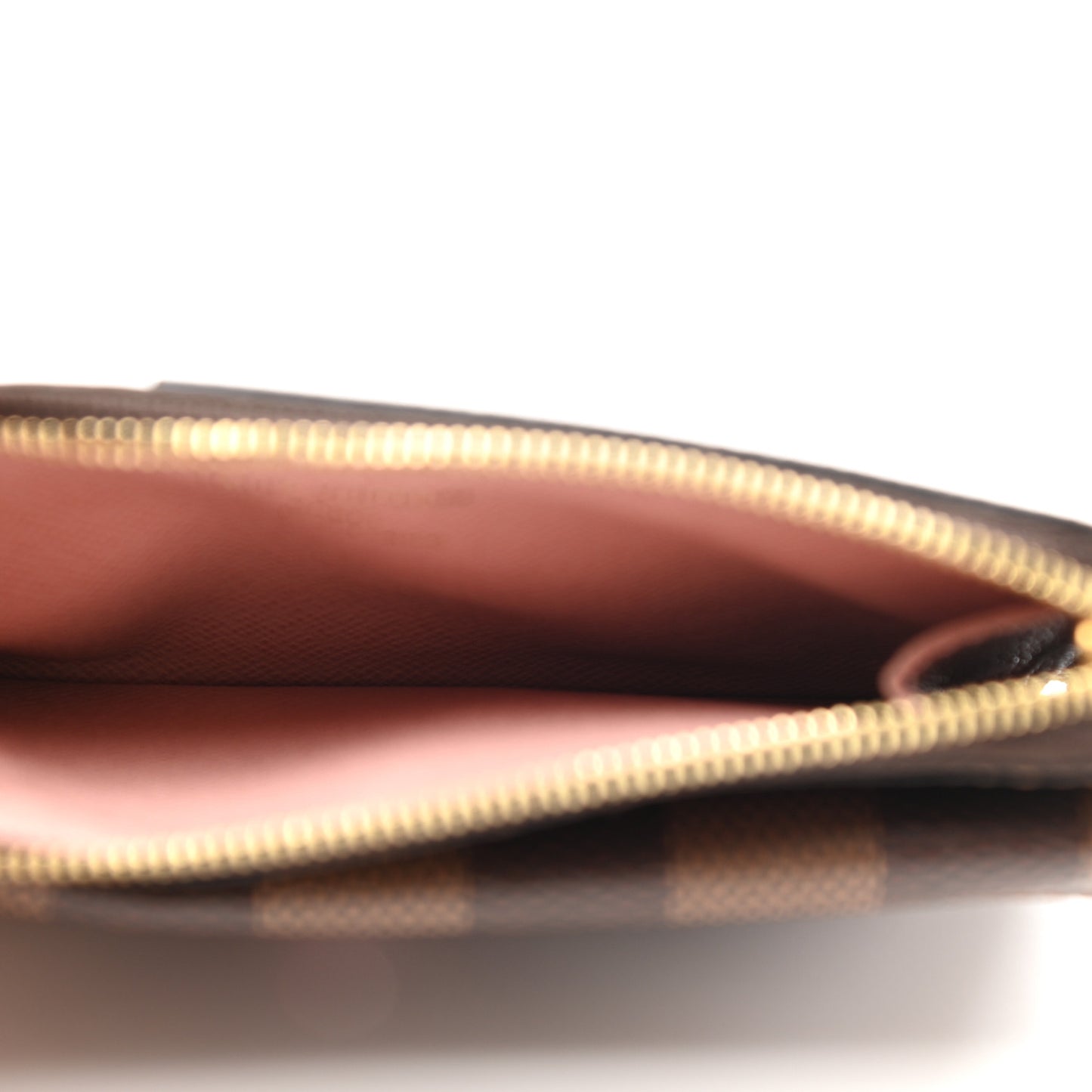 Damier Ebene Recto Verso Card Holder Rose Ballerine