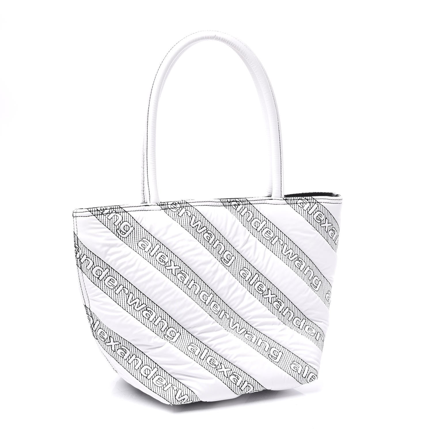 Alexander Wang Nylon Quilted Roxy Tote White 3 of 10