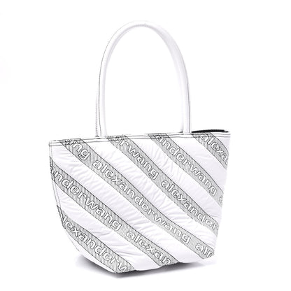 Alexander Wang Nylon Quilted Roxy Tote White 3 of 10
