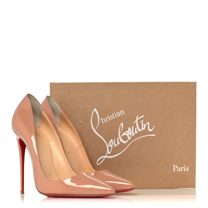 Christian Louboutin Patent So Kate 120 Pumps 40 Nude 10 of 10