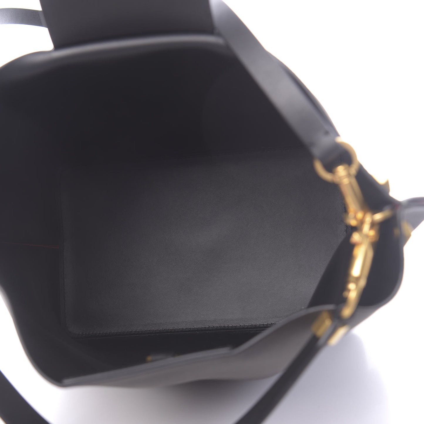 Grainy Calfskin Escape Hobo Bag Graphite