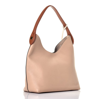 Louis Vuitton Calfskin Lockme Hobo Beige 3 of 9
