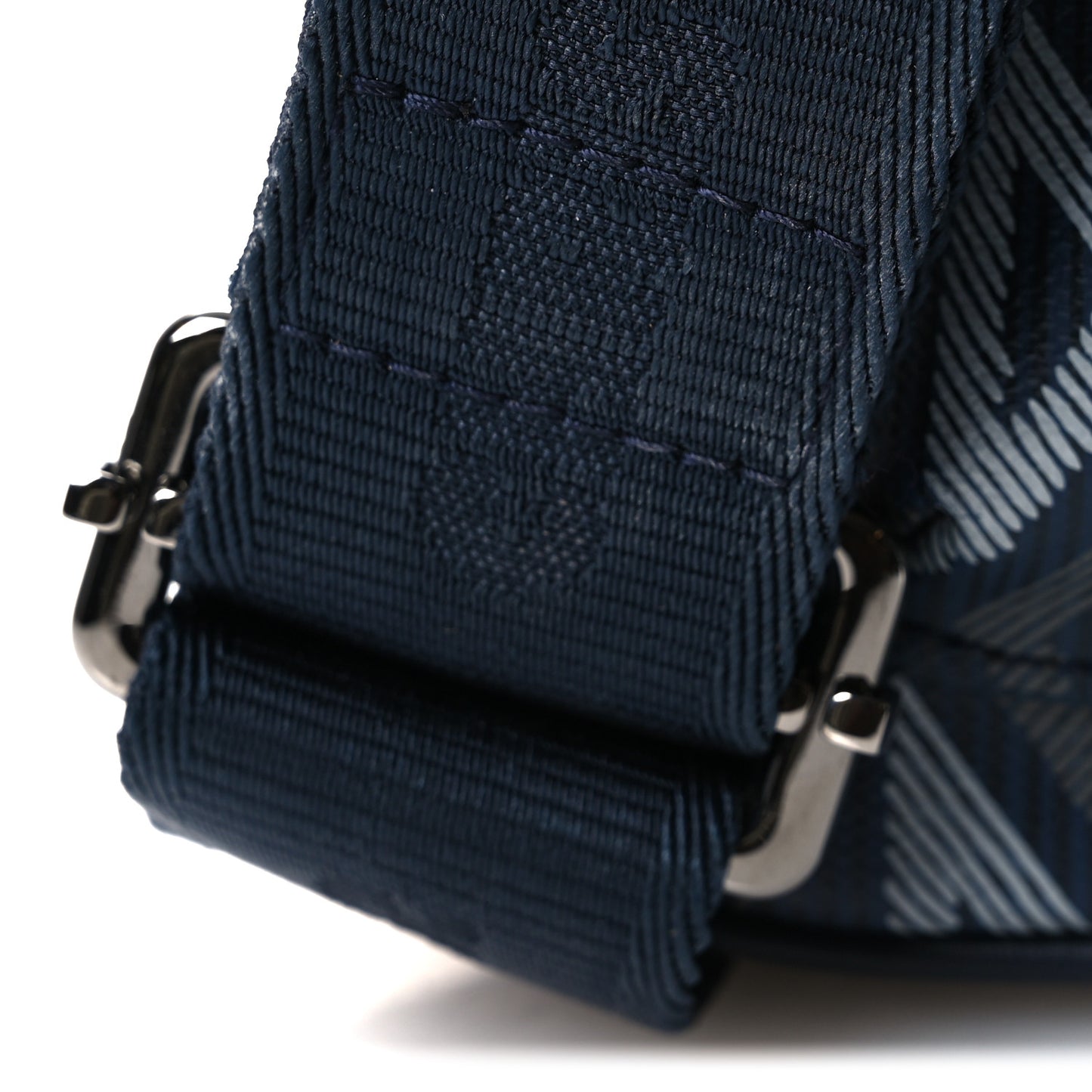 Coated Canvas CD Diamond Mini Hit The Road Bag Navy Blue