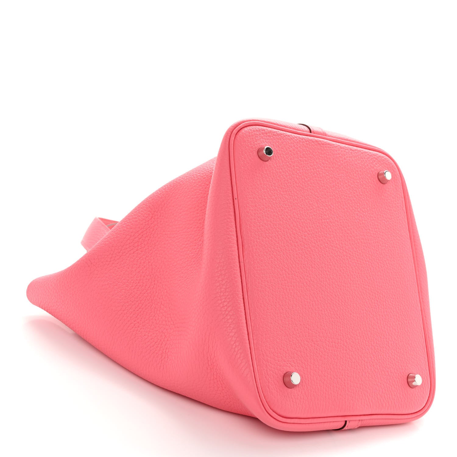 Hermes Taurillon Clemence Picotin Lock 22 MM Rose Azalee 4 of 11