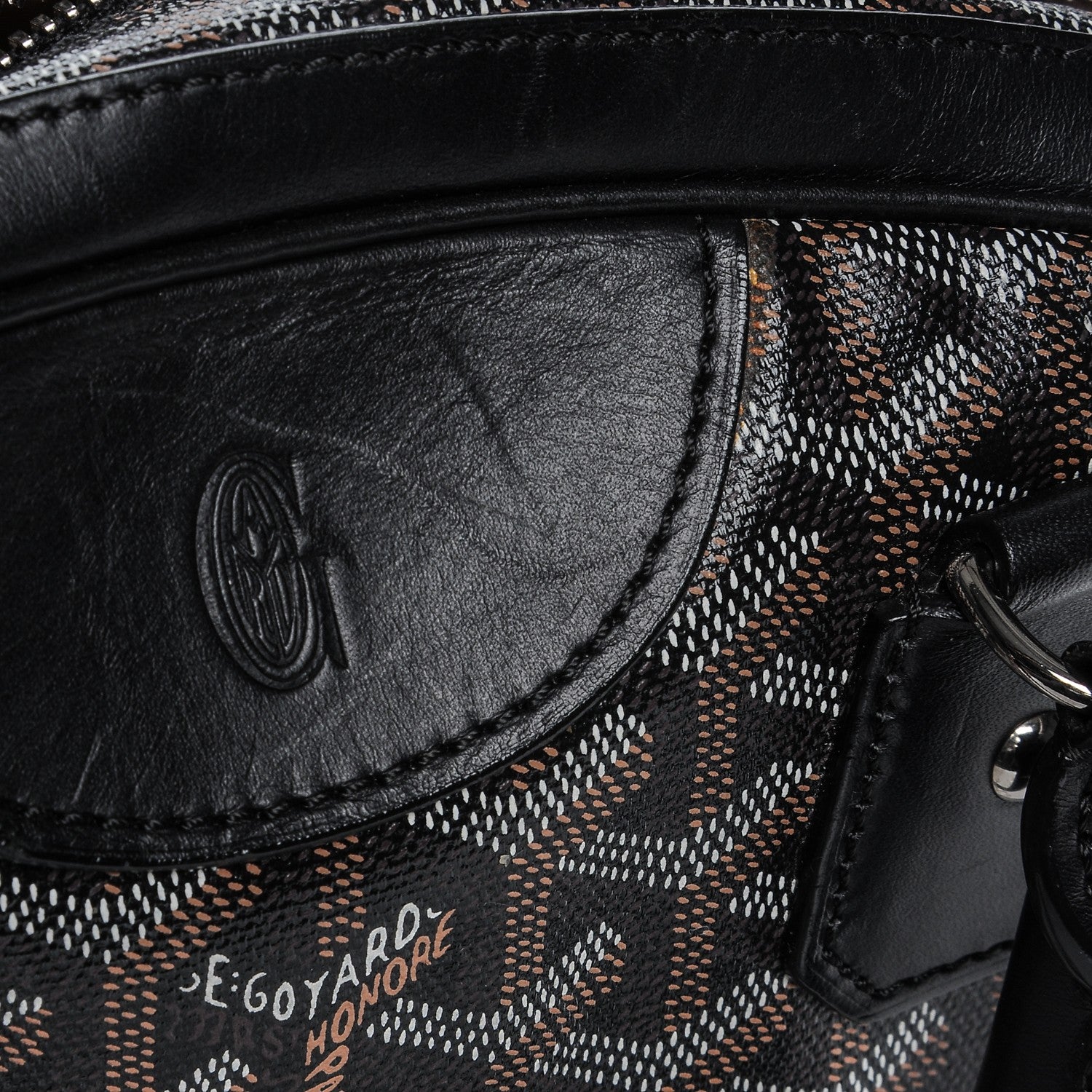 Goyard Goyardine Saint Jeanne MM Bowler Black 7 of 7