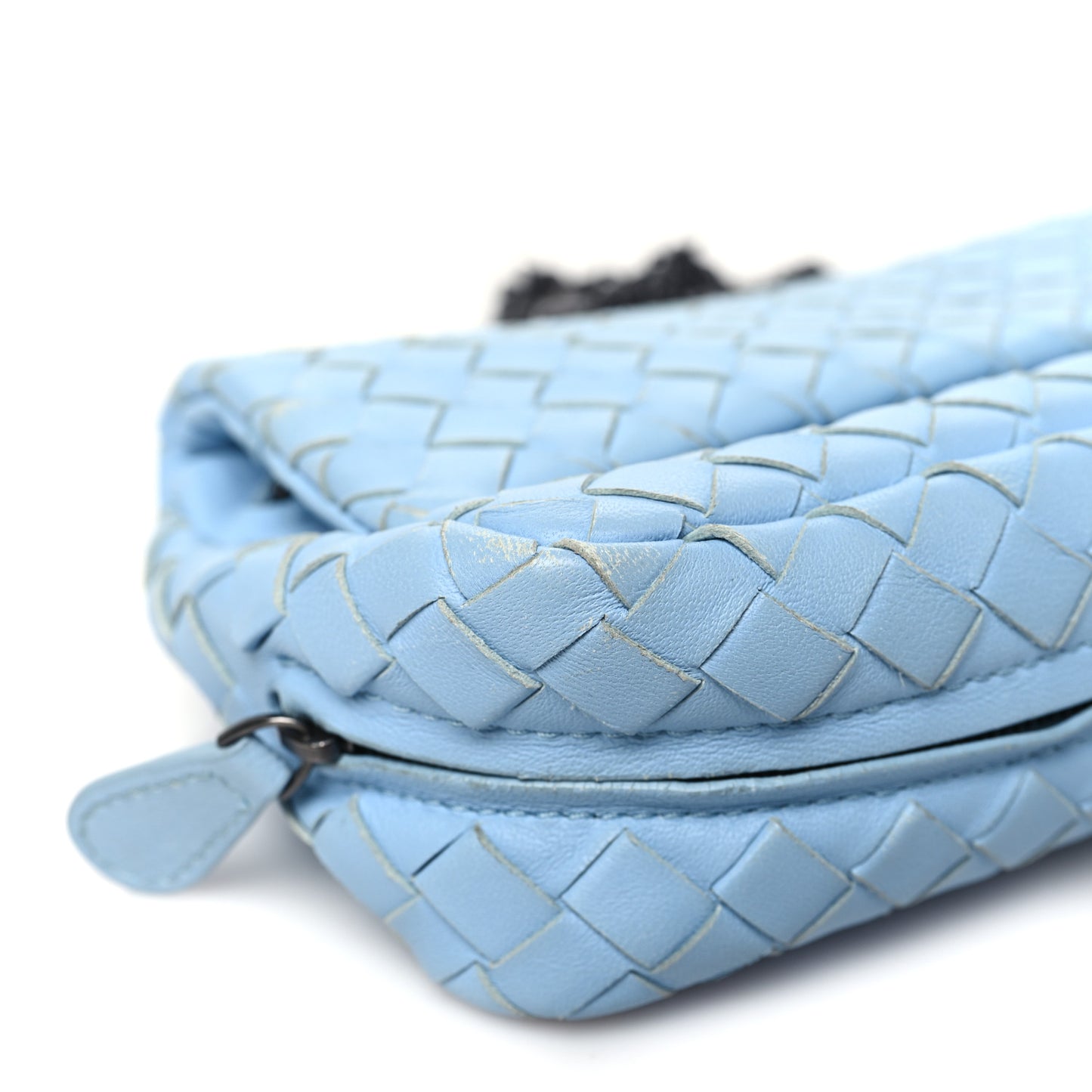 Nappa Intrecciato Small Chain Crossbody Ciel